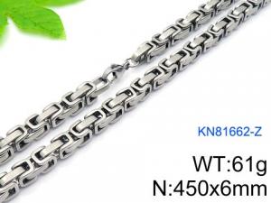 Stainless Steel Necklace - KN81662-Z