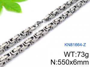 Stainless Steel Necklace - KN81664-Z