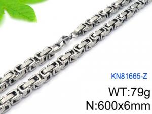 Stainless Steel Necklace - KN81665-Z