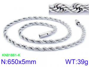 Stainless Steel Necklace - KN81861-K
