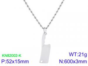 Stainless Steel Necklace - KN82002-K