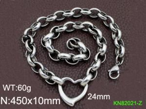 Stainless Steel Necklace - KN82021-Z