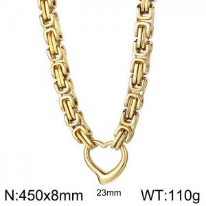 Emperors Chain Heart Necklace for Women - KN82034-Z