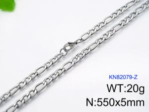 Stainless Steel Necklace - KN82079-Z