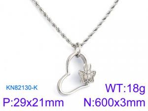 Stainless Steel Necklace - KN82130-K