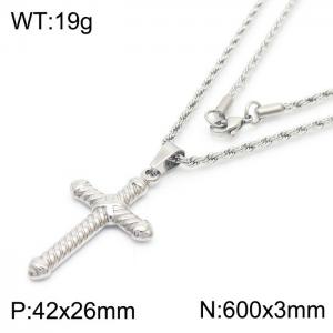 Stainless Steel Necklace - KN82160-K
