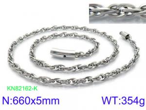 Stainless Steel Necklace - KN82162-KFC