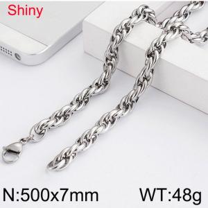 Stainless Steel Necklace - KN82209-Z