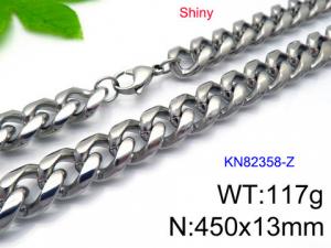 Stainless Steel Necklace - KN82358-Z