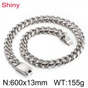 Stainless Steel Necklace - KN82458-Z