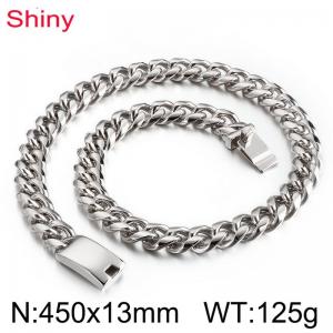 Stainless Steel Necklace - KN82461-Z