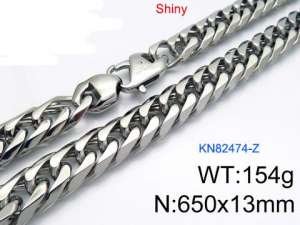 Stainless Steel Necklace - KN82474-Z