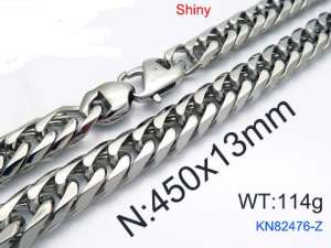 Stainless Steel Necklace - KN82476-Z