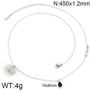 Stainless Steel Necklace - KN82525-KSP