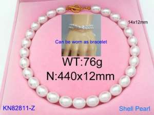 Shell Pearl Necklaces - KN82811-Z