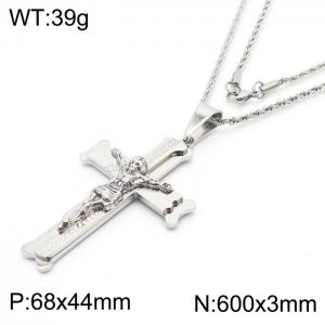 Stainless Steel Necklace - KN83821-K