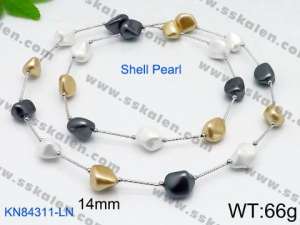 Shell Pearl Necklaces - KN84311-LN
