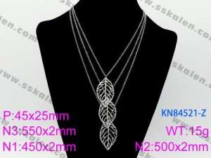 Stainless Steel Necklace - KN84521-Z