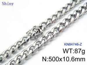 Stainless Steel Necklace - KN84746-Z