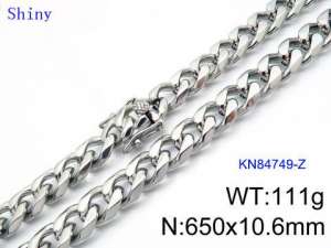 Stainless Steel Necklace - KN84749-Z