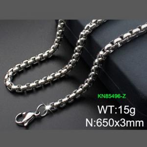 Stainless Steel Necklace - KN85496-Z