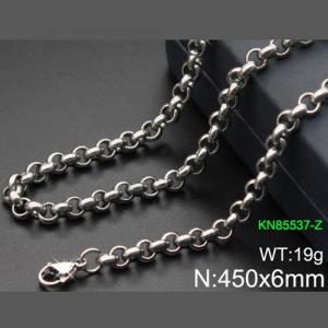 Stainless Steel Necklace - KN85537-Z