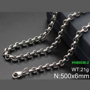 Stainless Steel Necklace - KN85538-Z