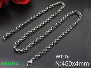 Stainless Steel Necklace - KN85544-Z