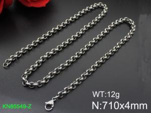 Stainless Steel Necklace - KN85549-Z