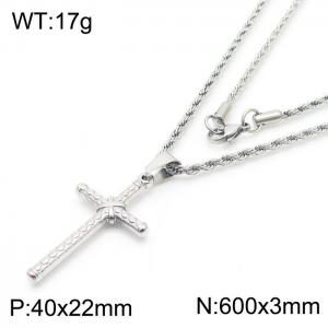 Stainless Steel Necklace - KN86383-K