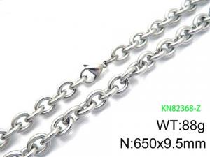 Stainless Steel Necklace - KN87082-Z