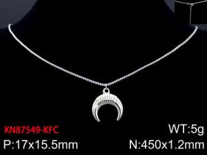 Stainless Steel Necklace - KN87549-KFC