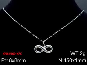 Stainless Steel Necklace - KN87569-KFC