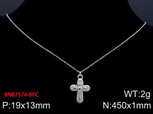 Stainless Steel Necklace - KN87574-KFC