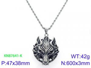 Stainless Steel Necklace - KN87641-K