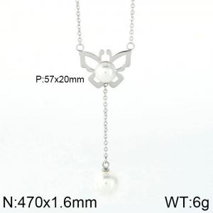 Stainless Steel Necklace - KN87782-K