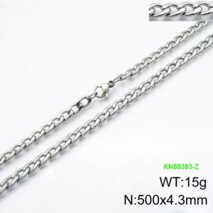 Stainless Steel Necklace - KN88383-Z