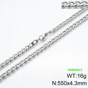 Stainless Steel Necklace - KN88384-Z