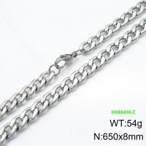 Stainless Steel Necklace - KN88406-Z