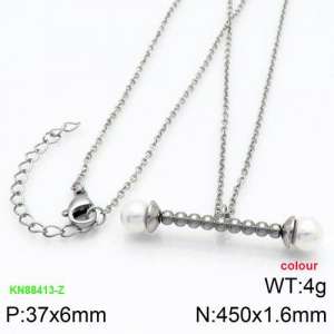 Stainless Steel Necklace - KN88413-Z