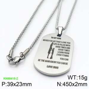 Stainless Steel Necklace - KN88415-Z