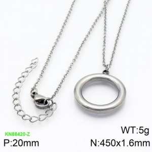 Stainless Steel Necklace - KN88420-Z