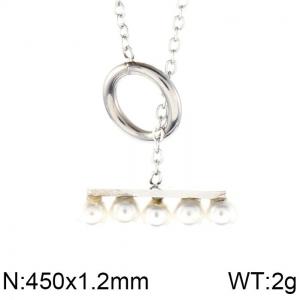 Stainless Steel Necklace - KN88497-K