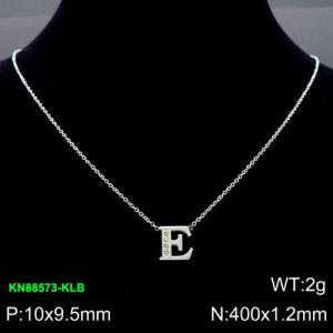 Stainless Steel Necklace - KN88573-KLB