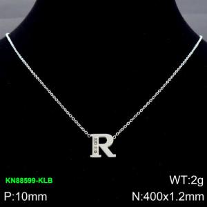 Stainless Steel Necklace - KN88599-KLB