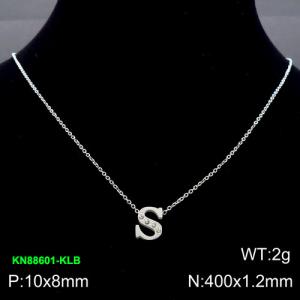 Stainless Steel Necklace - KN88601-KLB