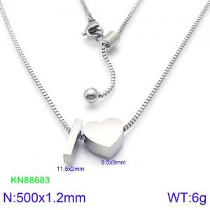 Stainless Steel Necklace - KN88683-KFC