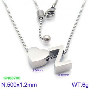 Stainless Steel Necklace - KN88700-KFC