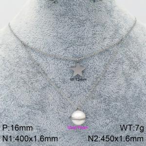 Stainless Steel Necklace - KN88709-KFC