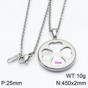 Stainless Steel Necklace - KN88790-GC